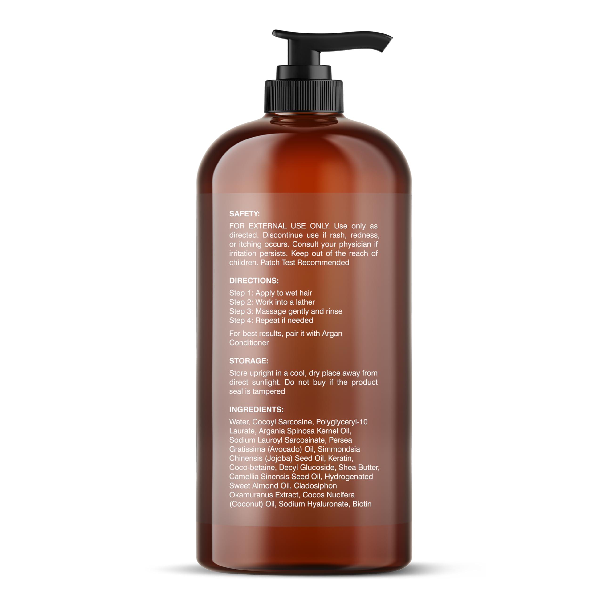 Botanic Hearth Shampoing Argan – Ingrédients nourrissants visibles