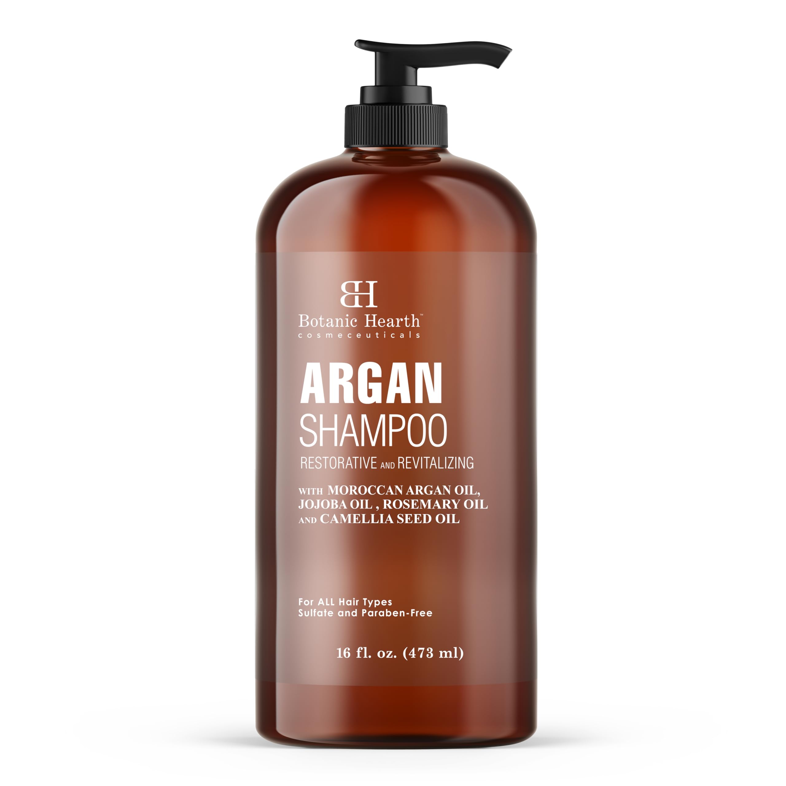 Botanic Hearth Shampoing Argan – Sans parabènes, soin doux pour cheveux colorés
