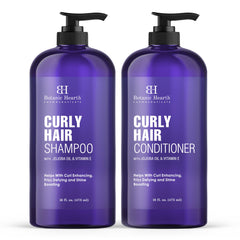 Shampoing Botanic Hearth pour cheveux bouclés – démêlage facilité et douceur