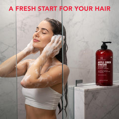 Botanic Hearth Shampooing Vinaigre de Pomme – huiles d argan et coco renforcent les cheveux