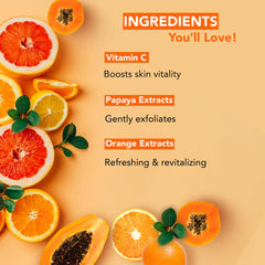 Texture mousse légère Botanic Hearth avec vitamine C pour sensation rafraîchissante.