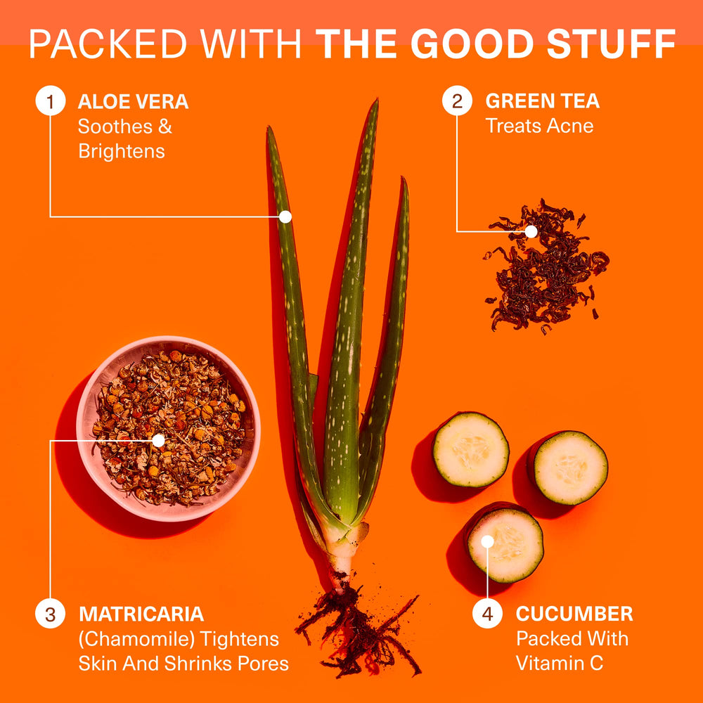 Botanic Tree Lavage-visage vitamine C, mousse douce, idéal pour peaux sensibles.
