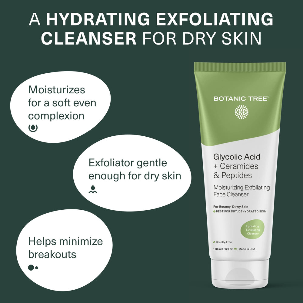 Botanic Tree mousse nettoyante visage prête à nettoyer en douceur.