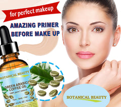 Soins ongles avec Botanical Beauty huile café vert Arabica pour cuticules douces