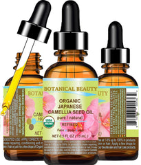 Botanical Beauty Camélia Japonaise — flacon pour peau radieuse et non grasse.