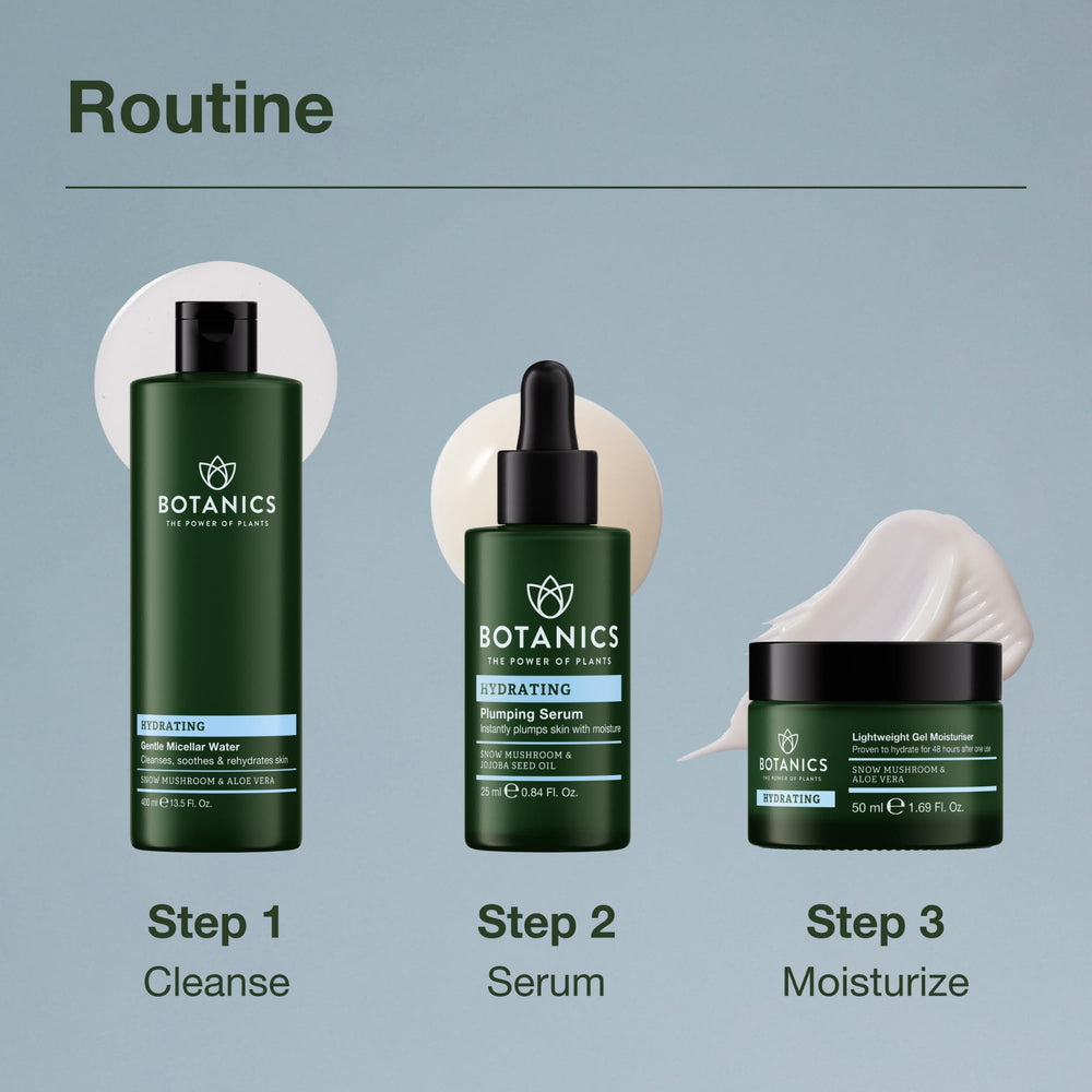 Botanics vegan cruelty-free label close-up conveying ethical skincare values