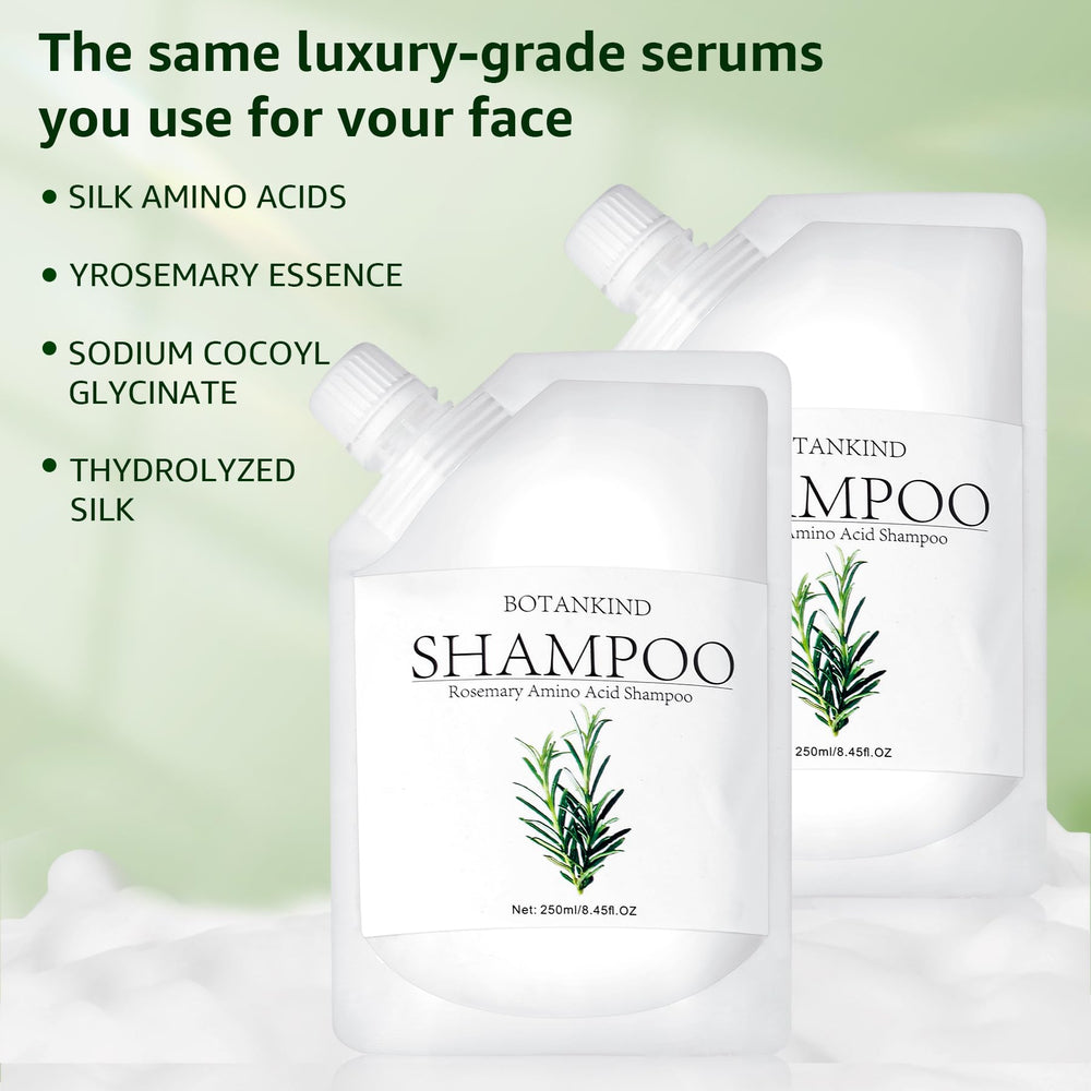 Botanikind Shampoing pack double : Deux flacons pratiques pour une routine régulière.