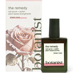 Botanist Nails Remedy flacon rose montrant le soin fortifiant.