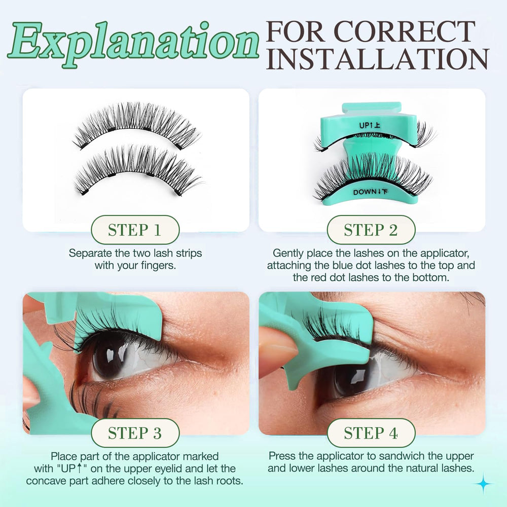 Botare cils magnétiques sans colle, expérience sans irritation.