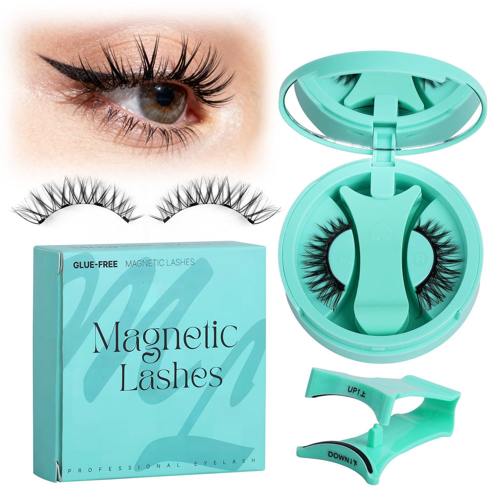 Botare cils magnétiques set avec applicateur pour une pose rapide et naturelle