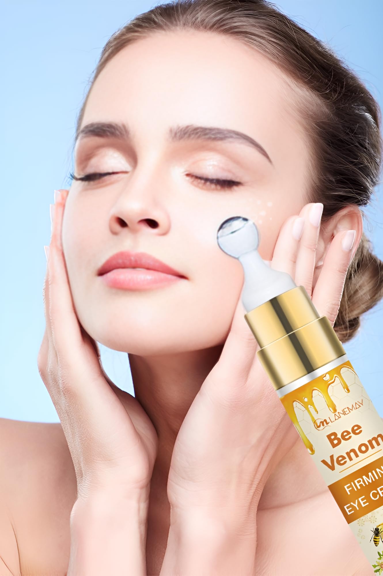 Crème anti-ride botox abeille venin en pot, sensation spa à domicile.