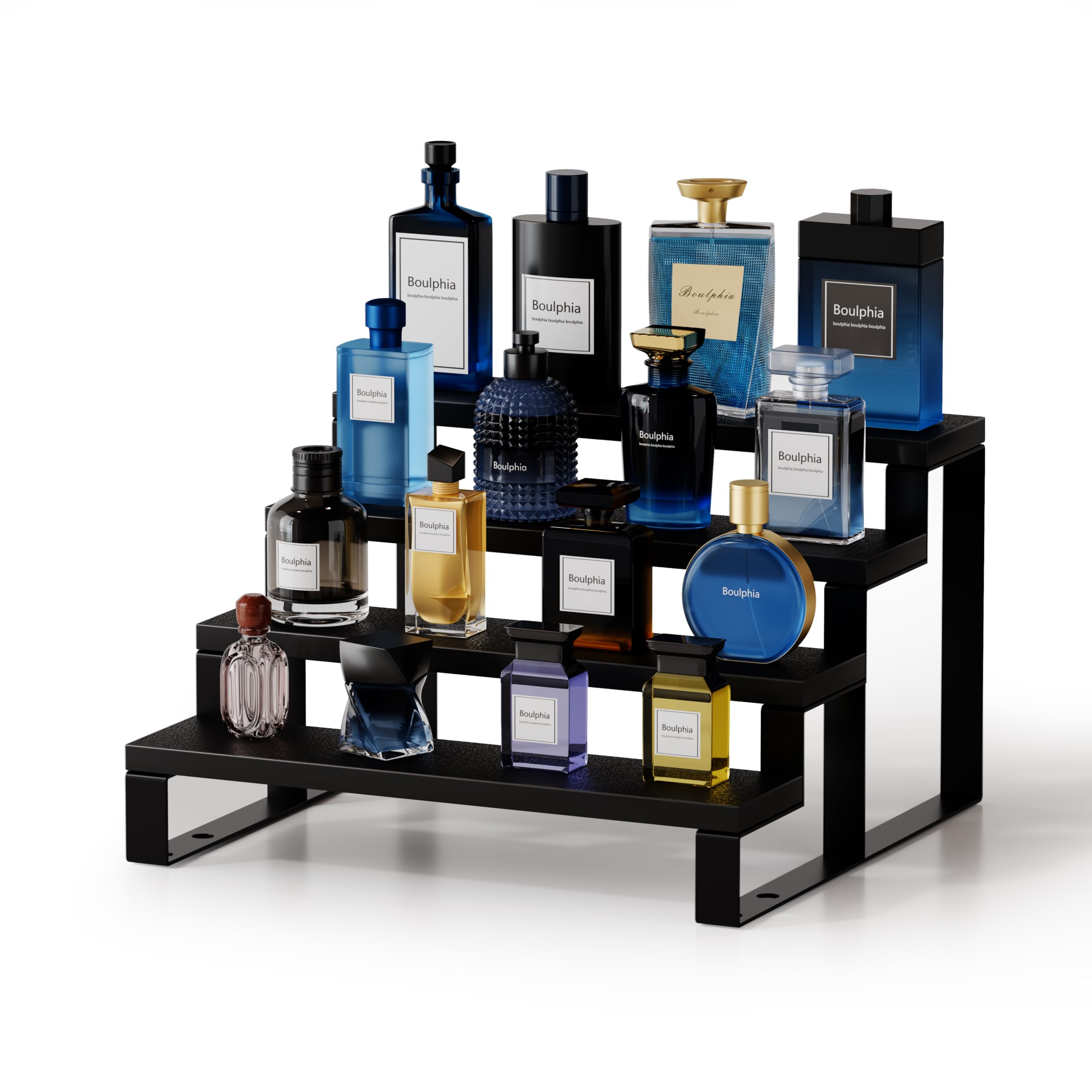 Porte-parfums Boulphia à 4 étages pour un accès rapide et organisé.