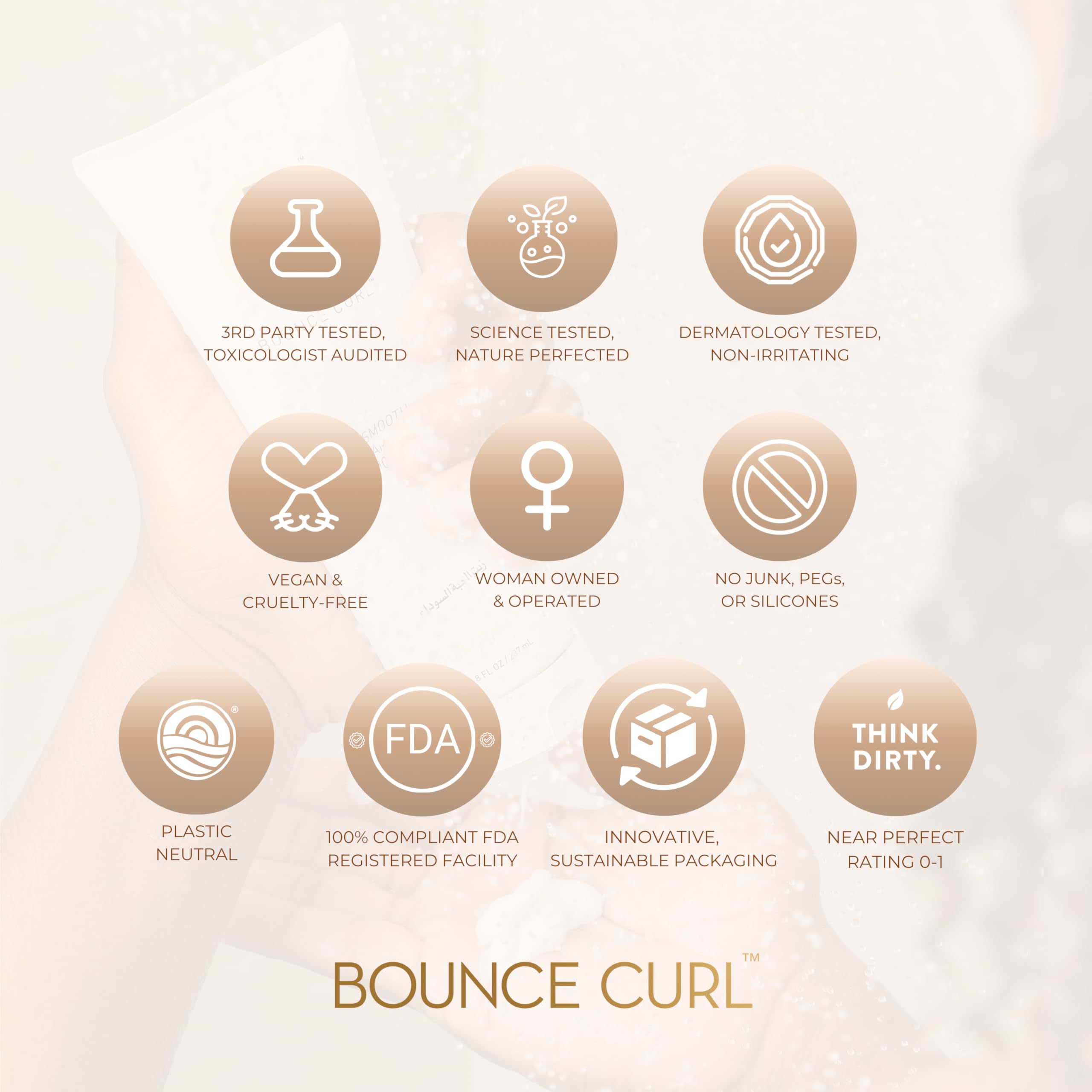 Bounce Curl arôme agrumes revitalisant – Parfum frais lors du soin capillaire.