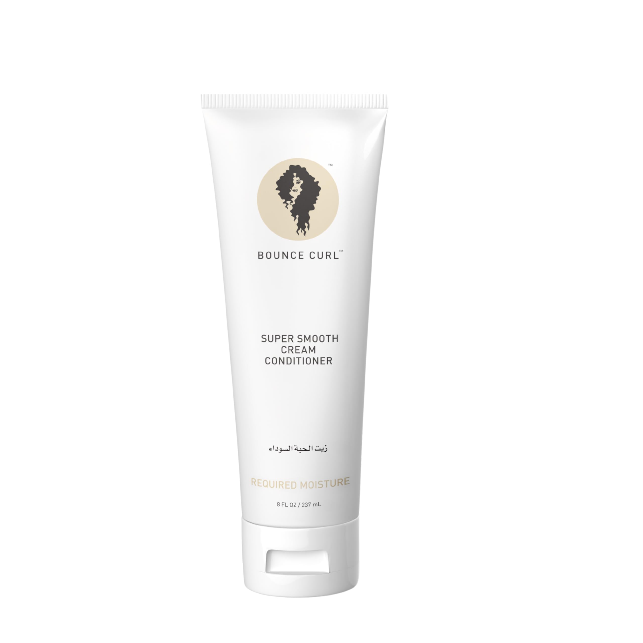 Bounce Curl crème lissante – Bouteille 8oz, hydratation légère idéale pour cheveux fins.