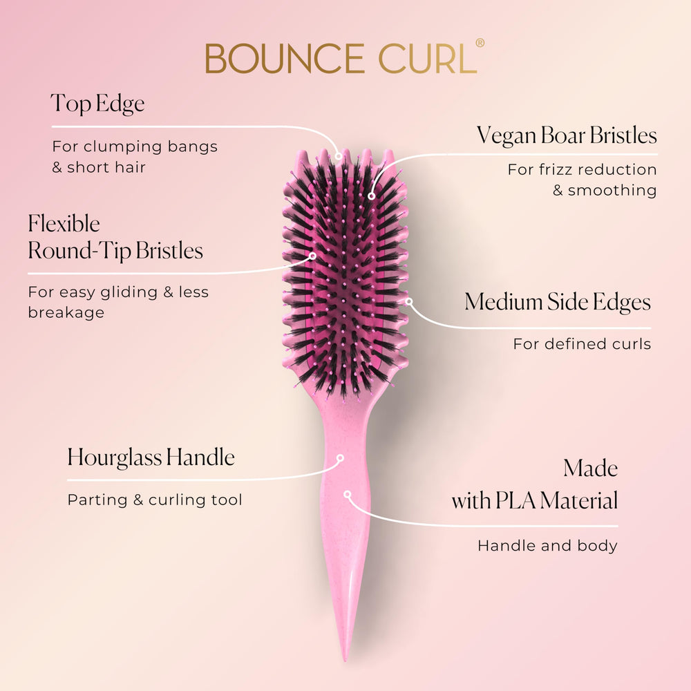 Bounce Curl EdgeLift: volume maîtrisé par l’arête supérieure adaptée.
