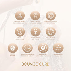  Bounce Curl parfum-peche-naturel laisse une fragrance naturelle après utilisation.