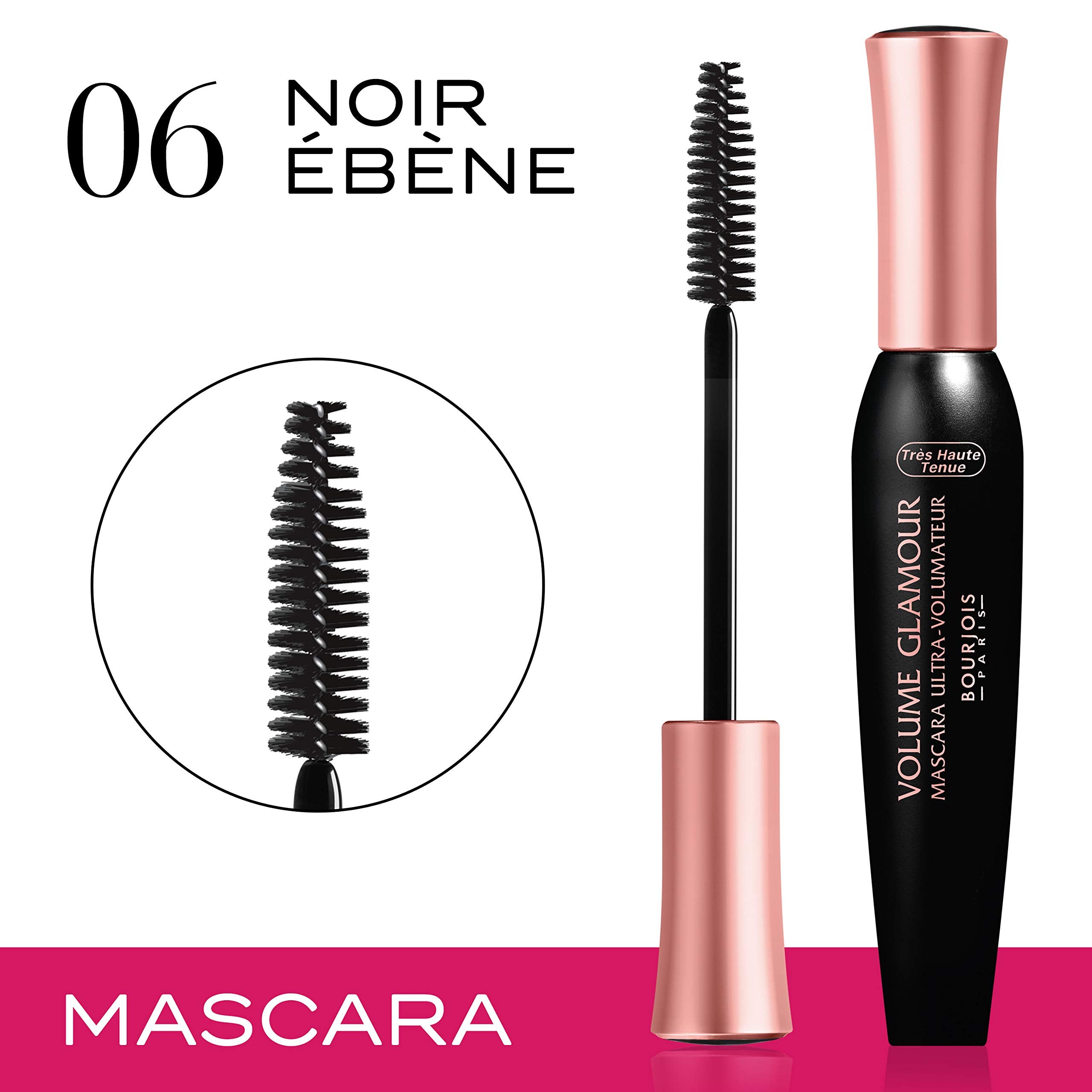 Bourjois Volume Glamour Mascara Noir Ebene – application fluide pour cils parfaitement séparés
