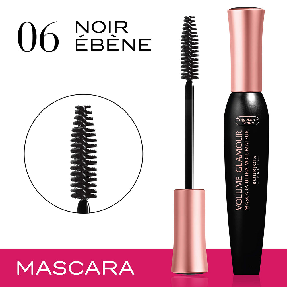 Bourjois Volume Glamour Mascara Noir Ebene – application fluide pour cils parfaitement séparés
