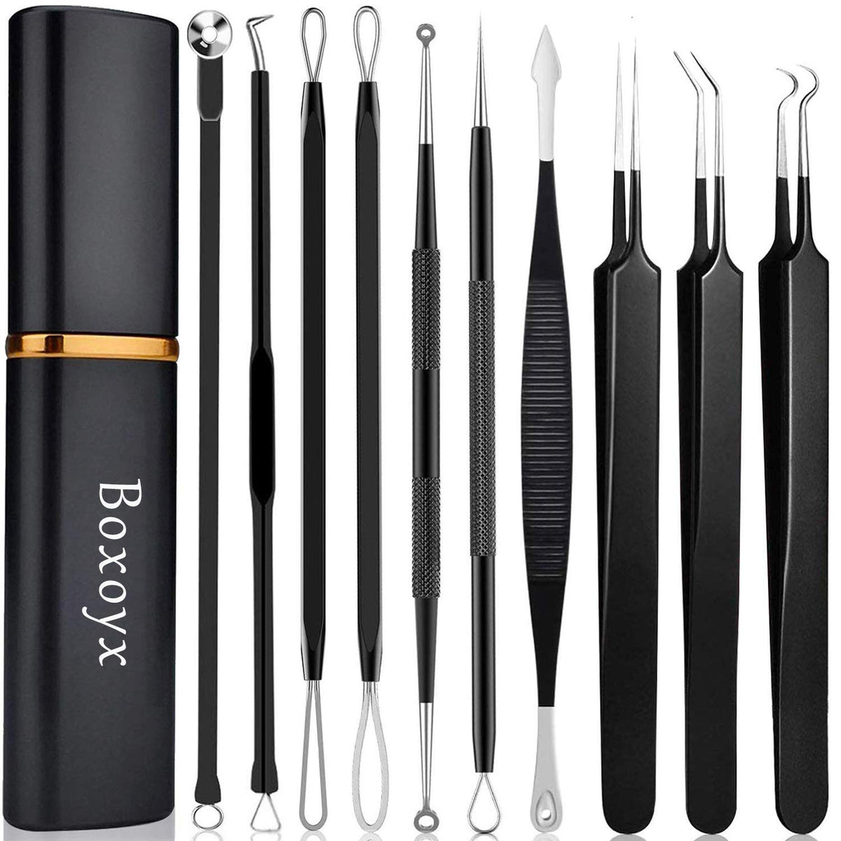 Boxoyx kit-extracteur-boutons-face: extraction précise des boutons pour peau nette