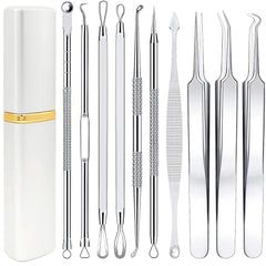 Boxoyx kit-outils pince-extracteur-comedons, extraction précise des points noirs.