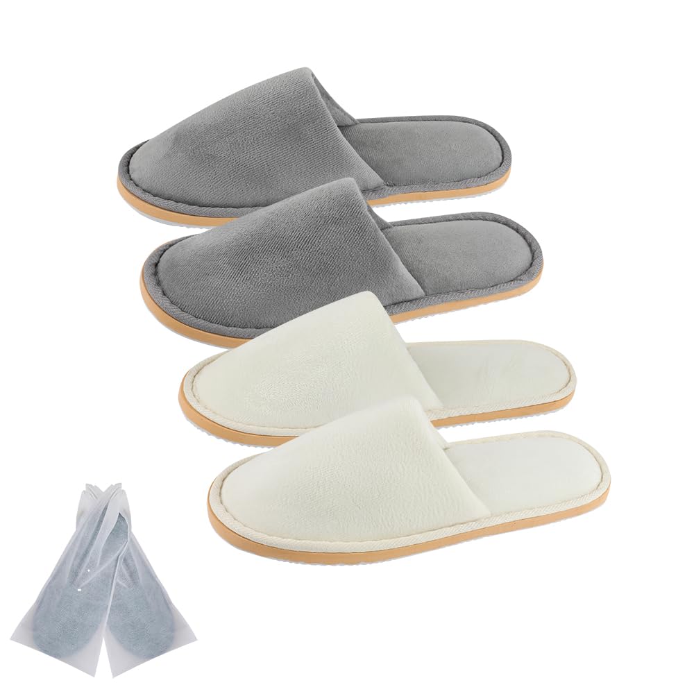 BoxSkivra chaussons spa emballage individuel pratique pour offrir et accueillir des invités.