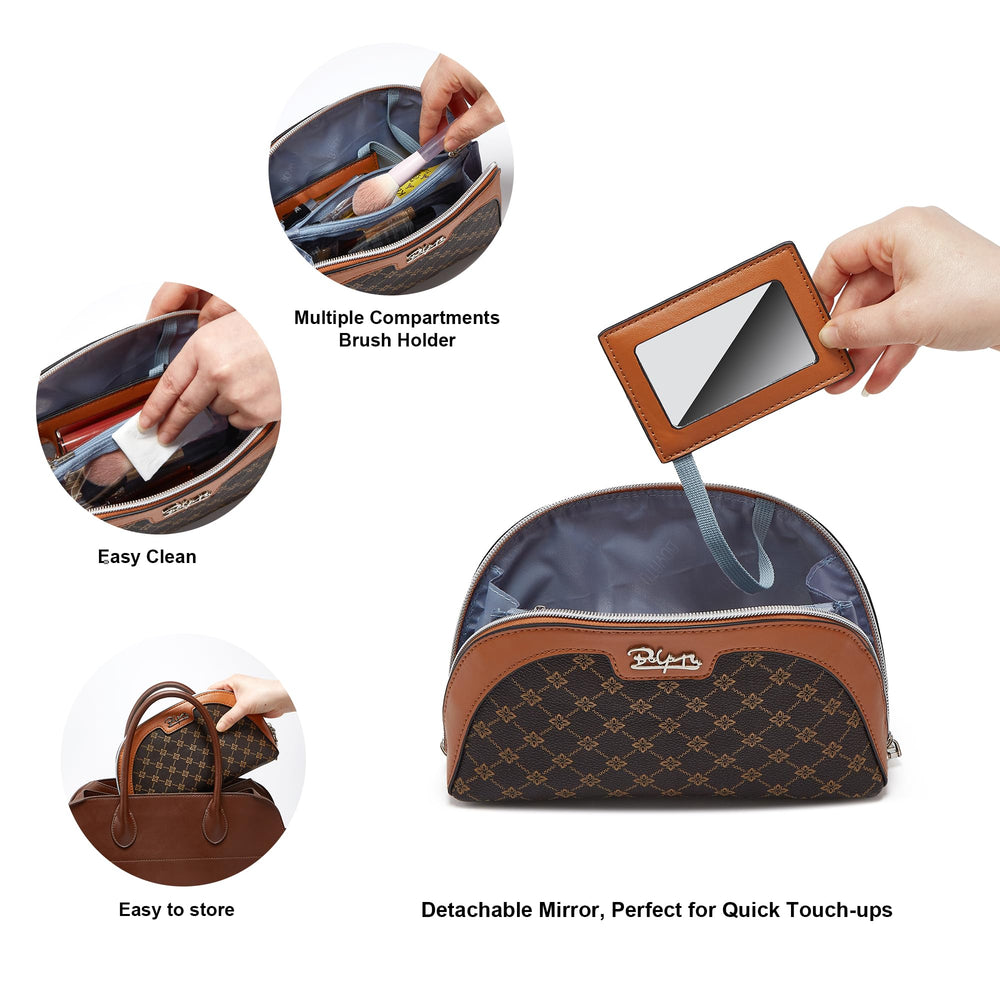 BOYATU miroir coulissant attache, pratique pour des retouches rapides.