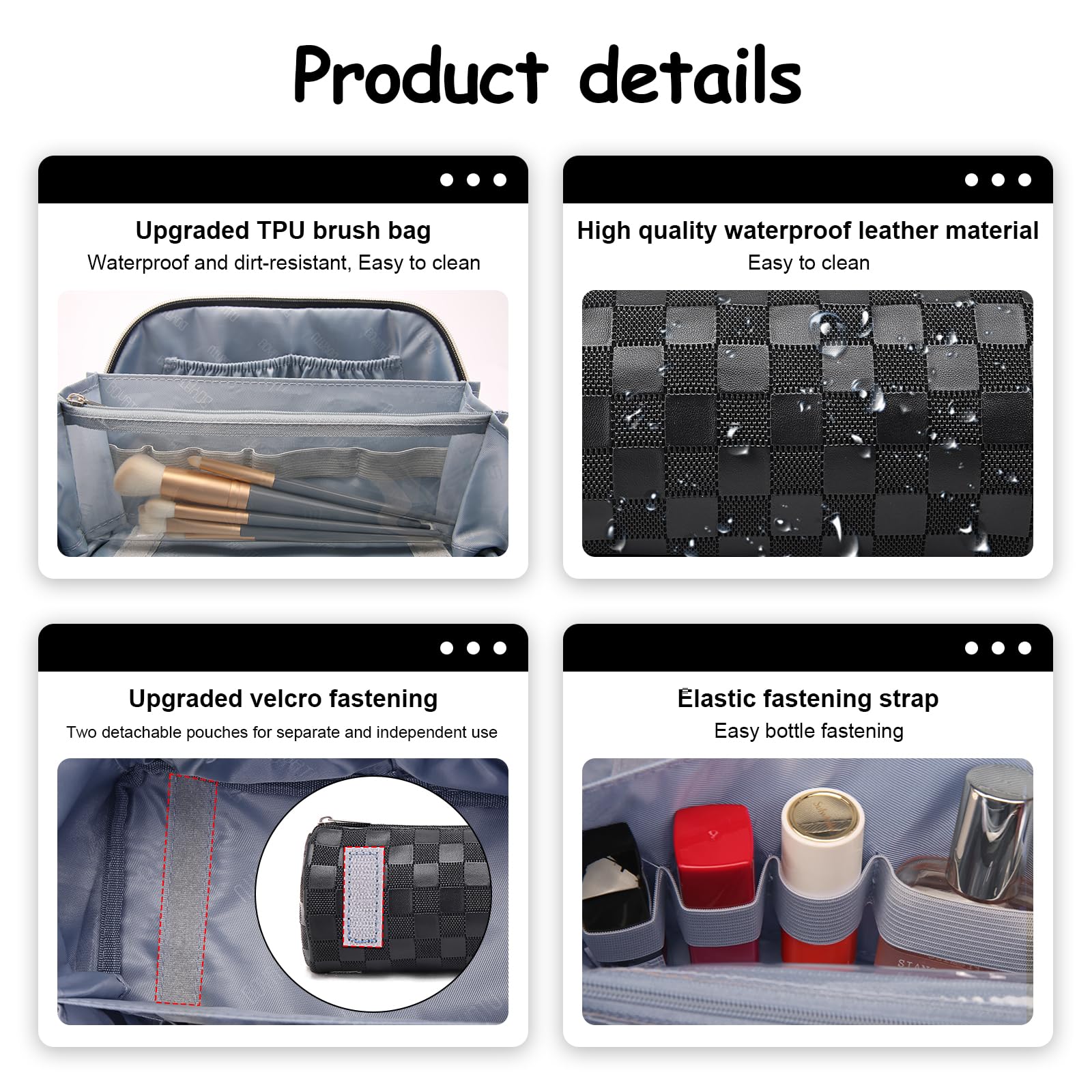 BOYATU trousse maquillage femme, organisation pratique au quotidien.