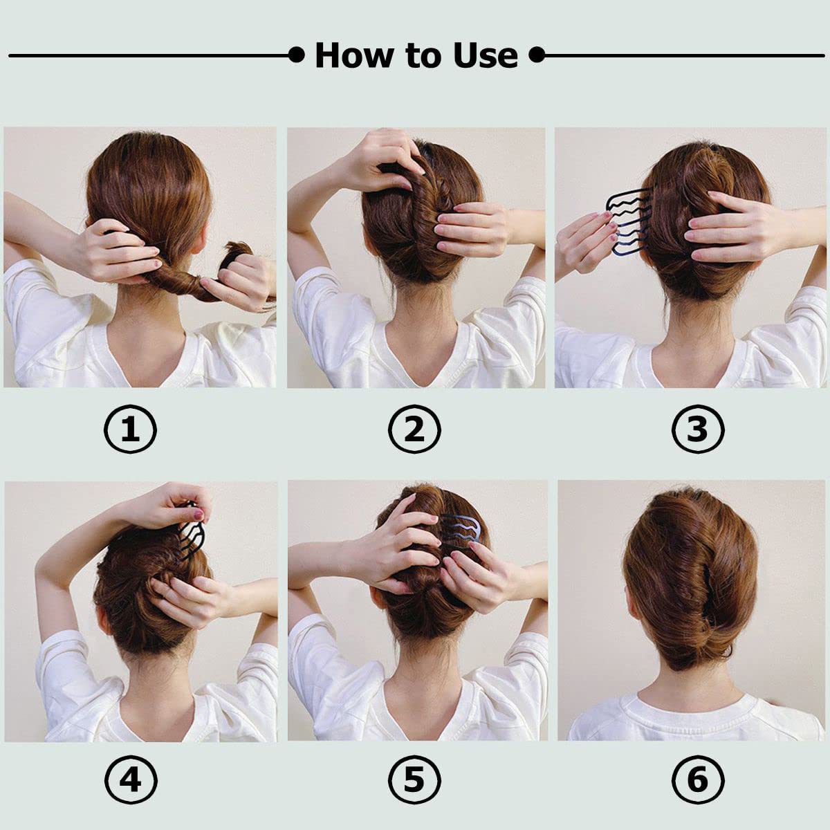 BOYIVI accessoire coiffure élégant pince discrète pour chignon