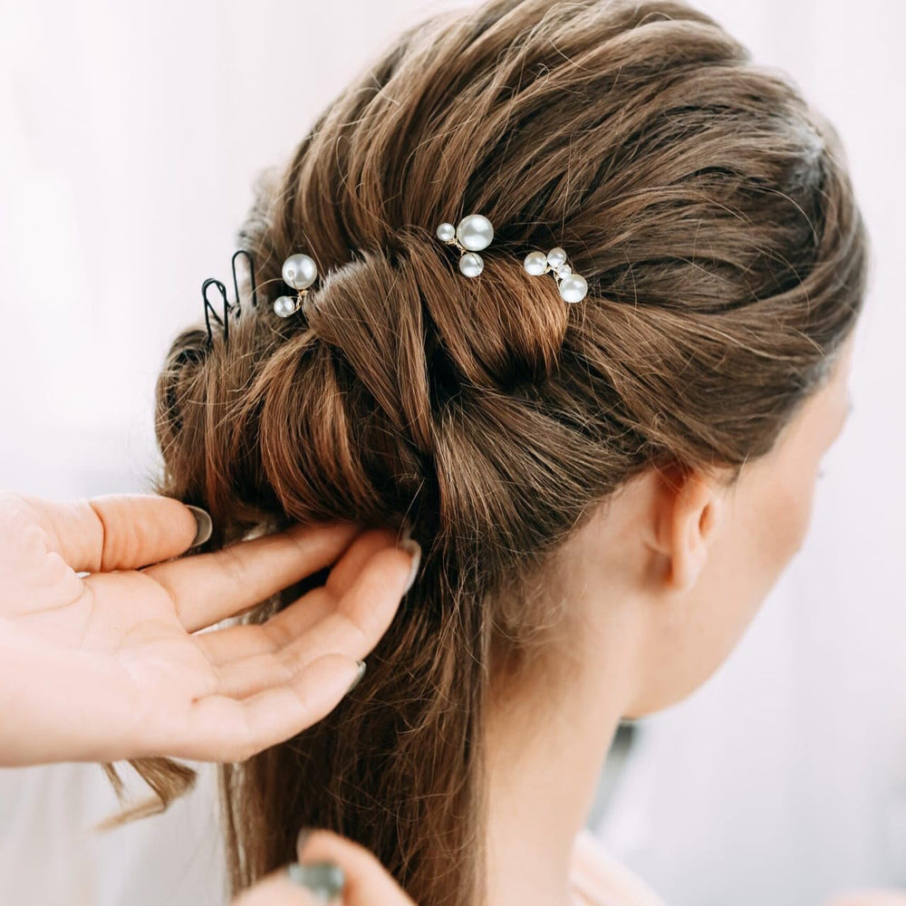 BOYIVI ensemble pinces-cheveux perles dorées maintien stable.