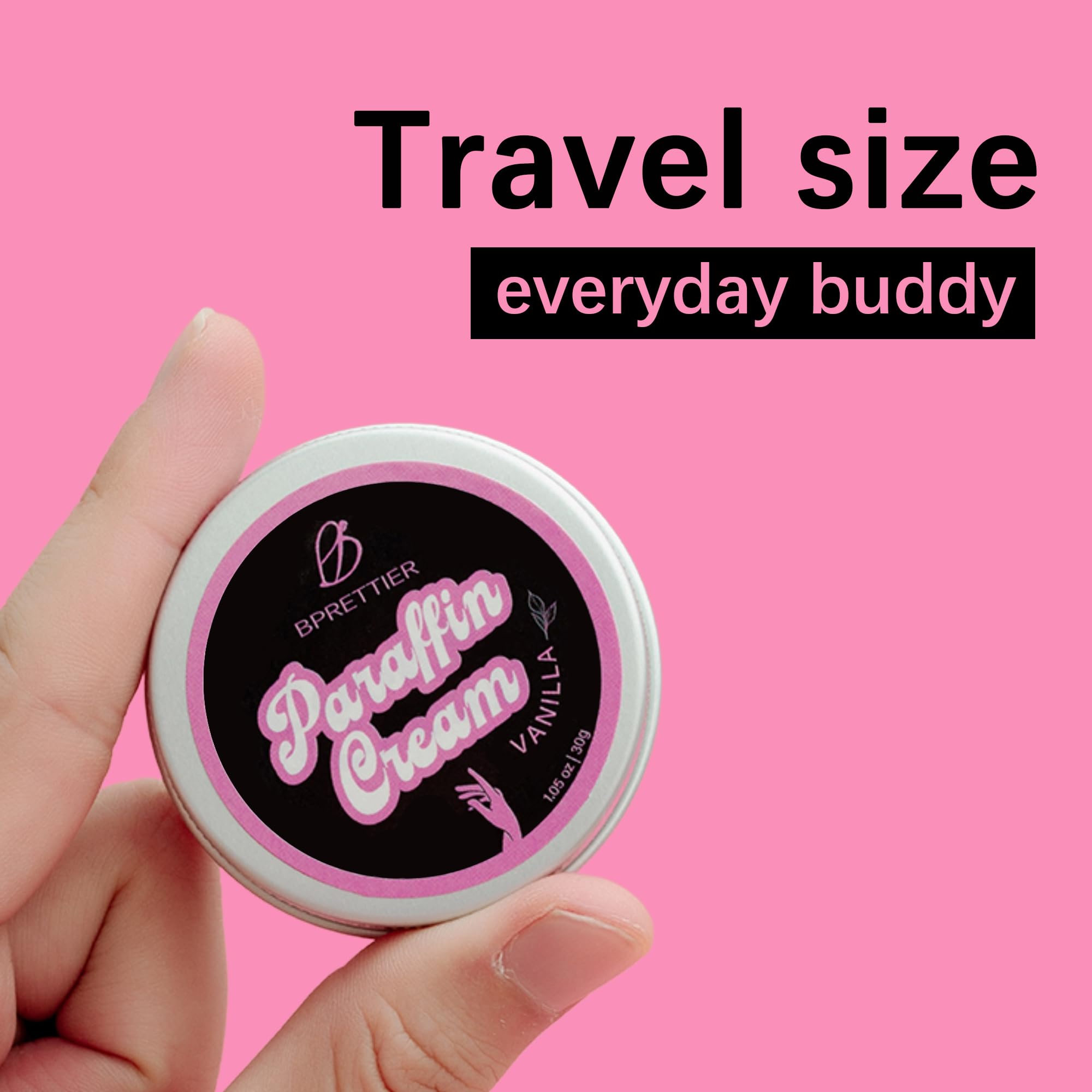 Emballage compact BPrettier idéal pour voyage et soin rapide.