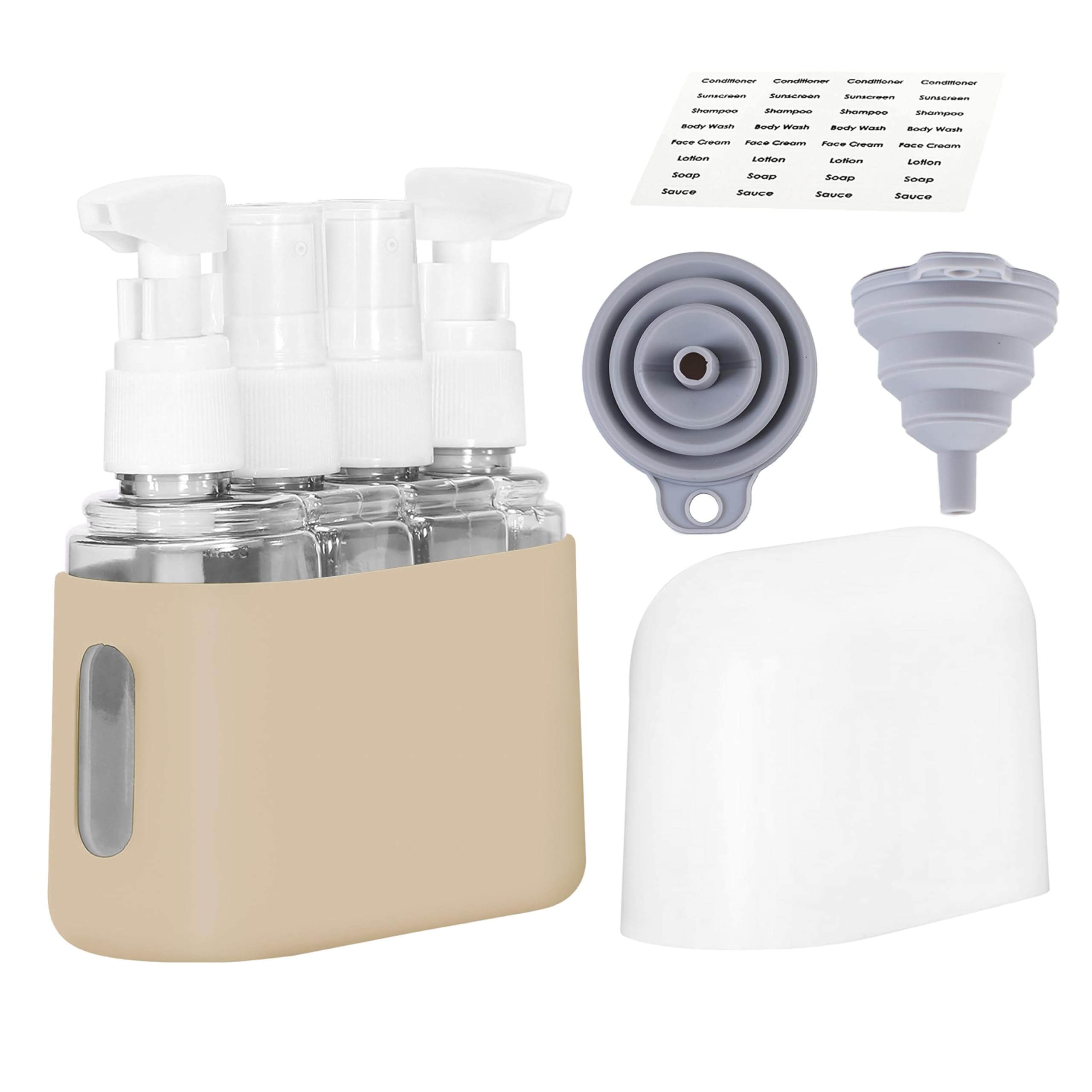 Bpluma bouteilles voyage 50 ml creme : pratique pour cabine et rangement