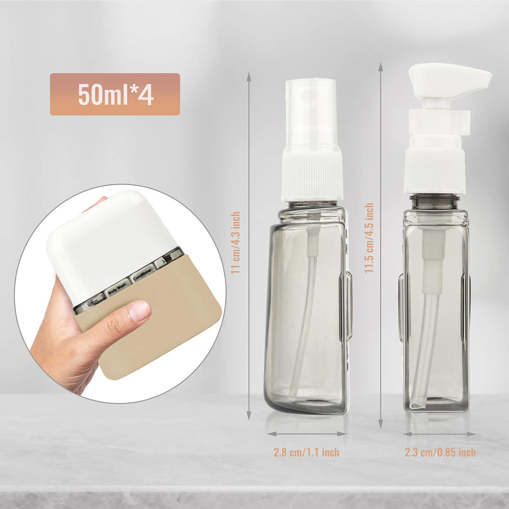 Bpluma bouteilles voyage 50 ml spray : transporter leger et prêt a l’emploi