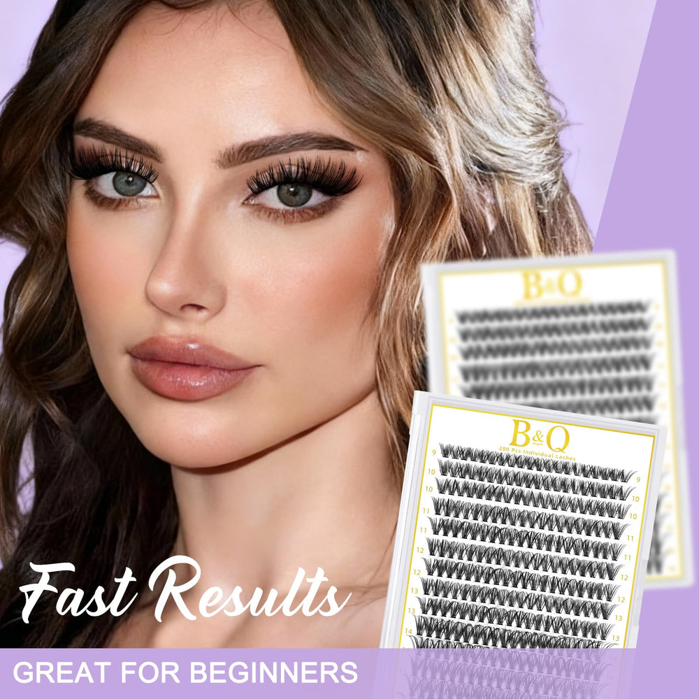 B&Qaugen adhérence durable – retrait sans endommager les cils.