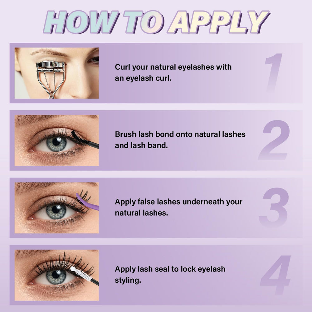 B&Qaugen Bella Lash Clusters Kit 108 cils pour un regard modulable