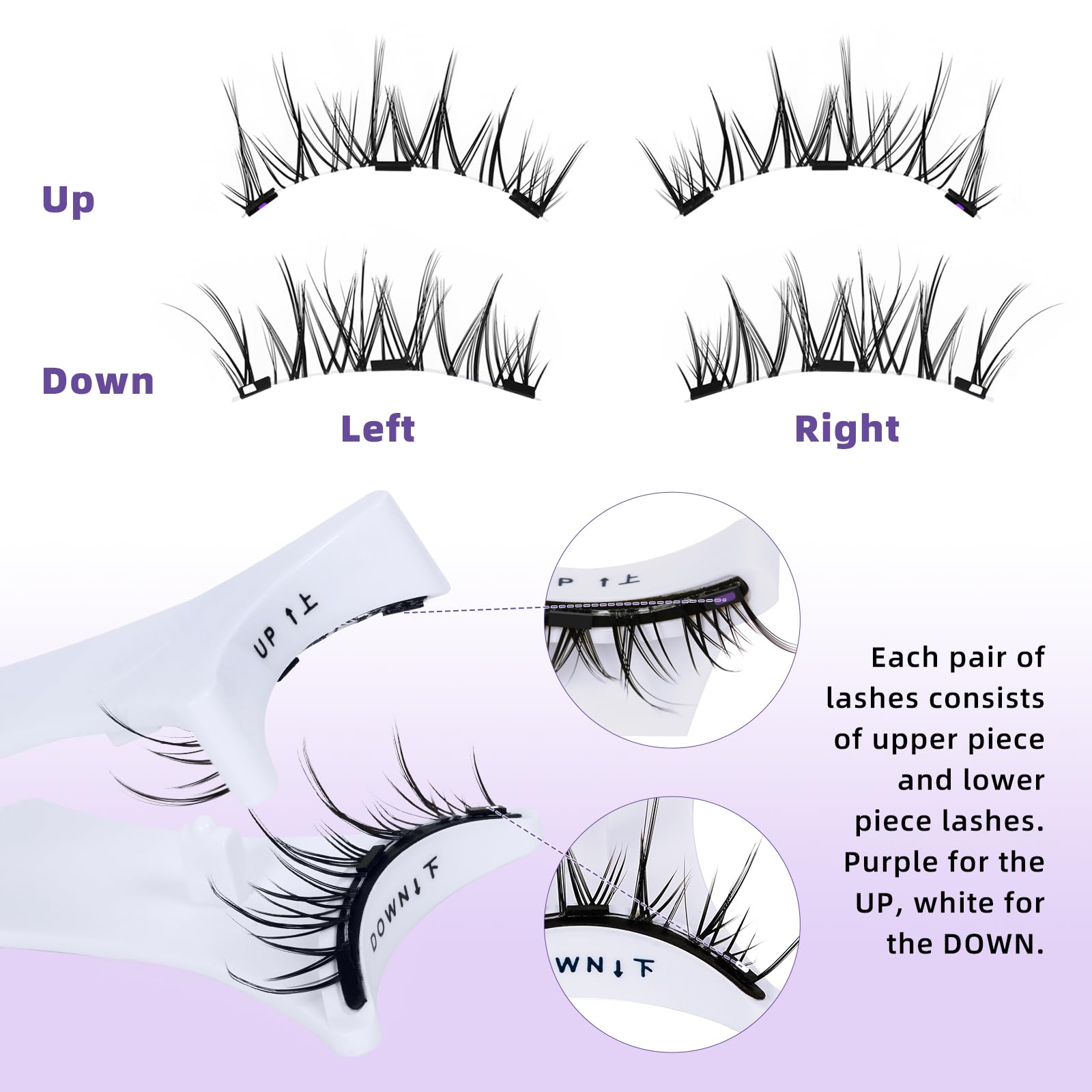 Cils B&Qaugen, confort durable sans colle et maintien fiable.