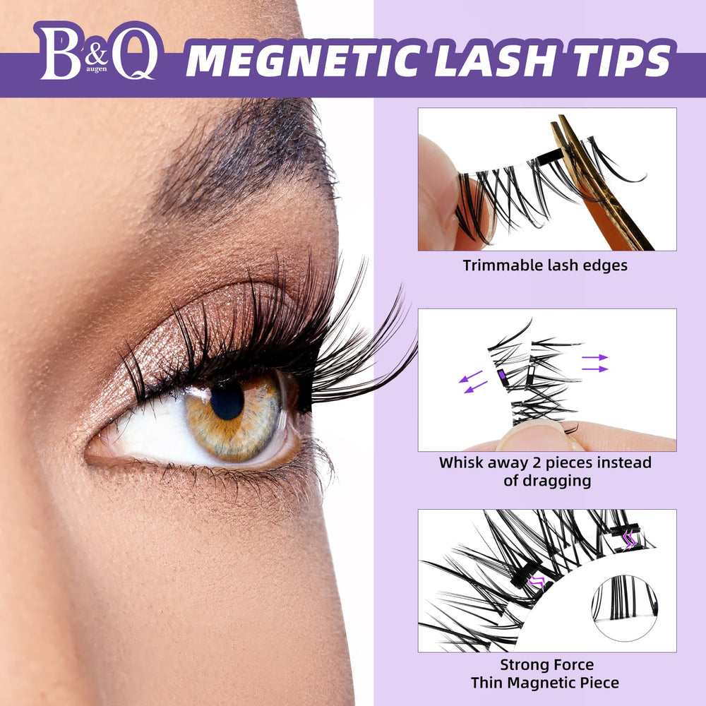 Cils B&Qaugen, retrait facile et rangement pratique.