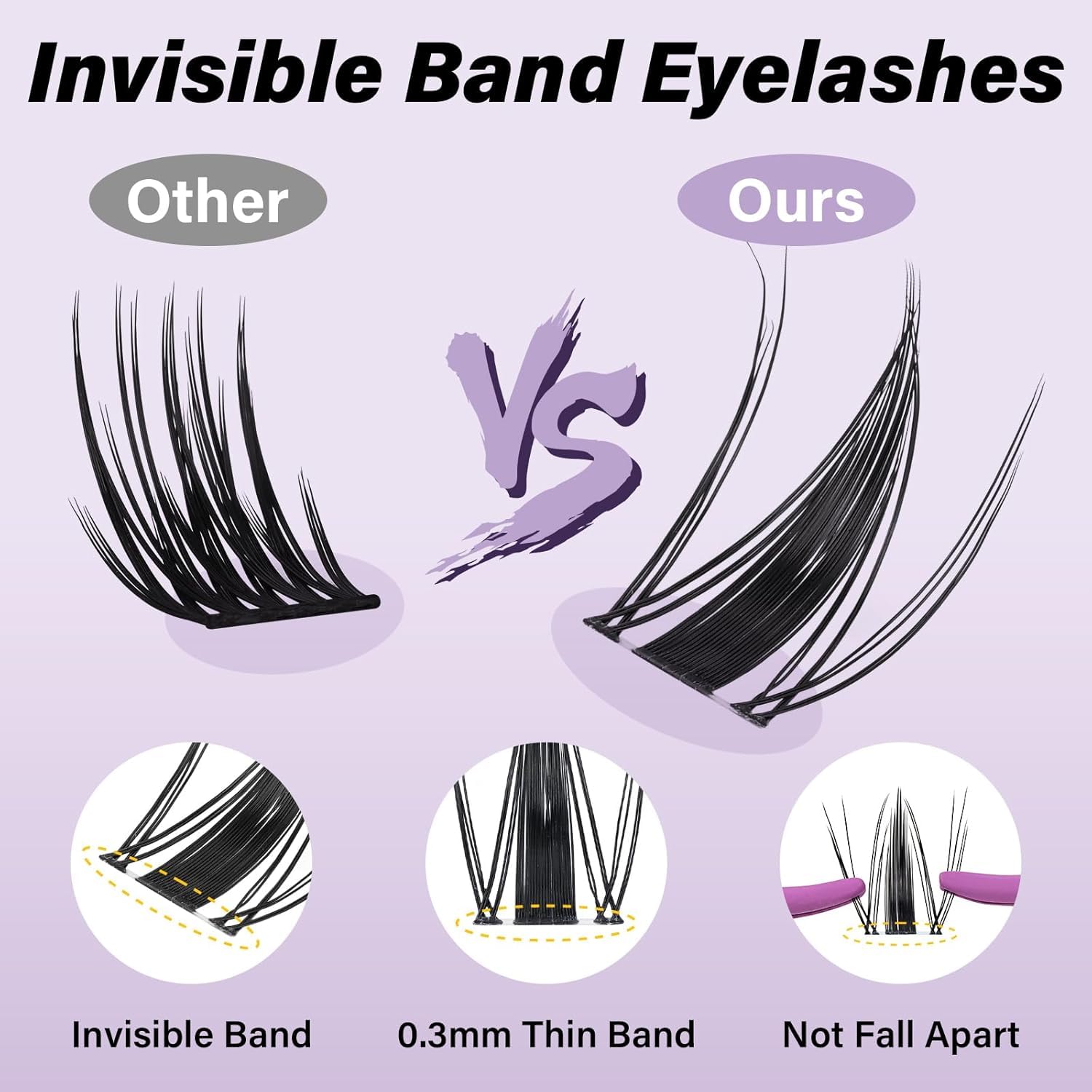 Extensions cils manga B&Qaugen 8-18mm pour volume personnalisé