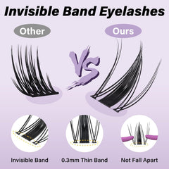 Extensions cils manga B&Qaugen 8-18mm pour volume personnalisé