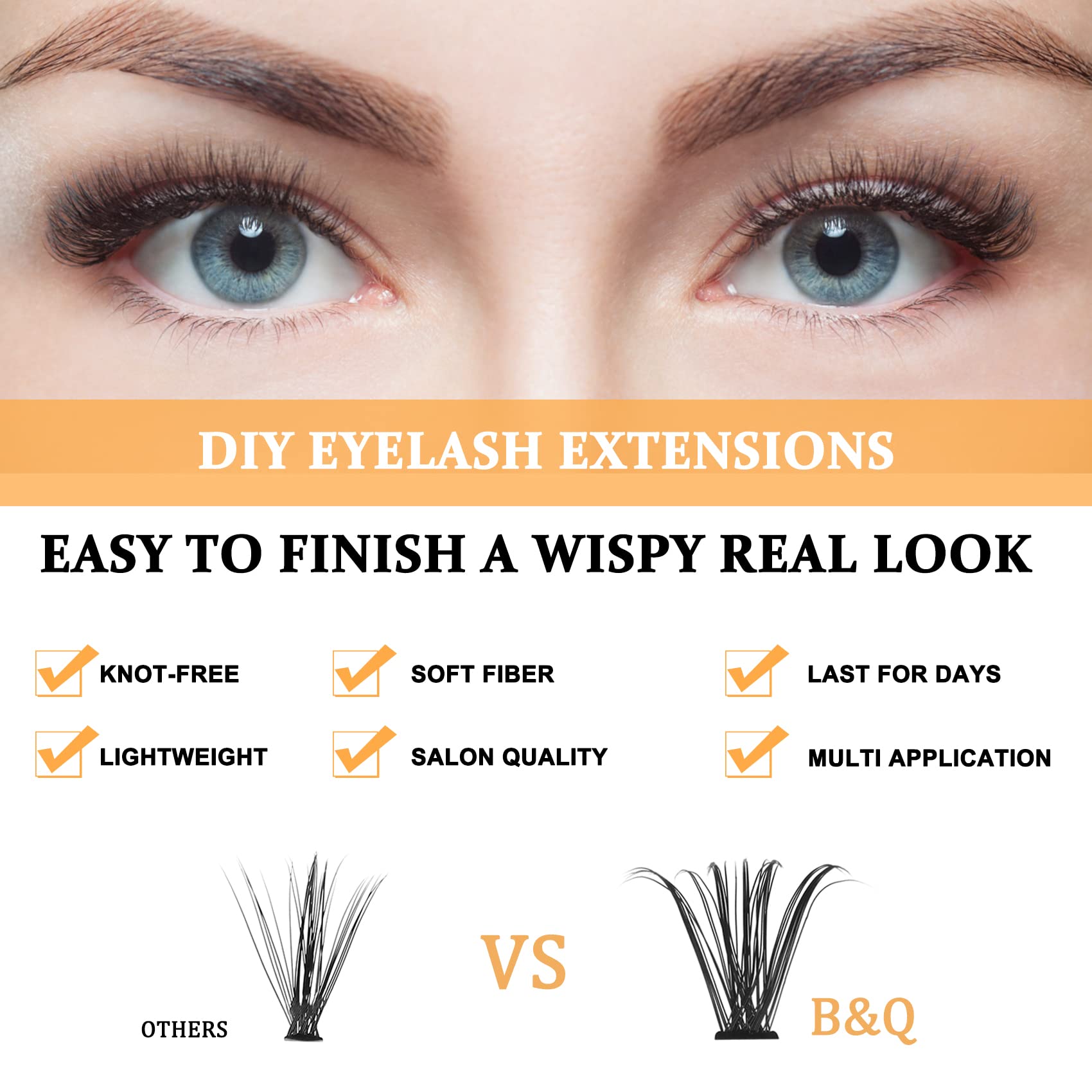 B&Qaugen cils végan sans cruauté, choix éthique pour vos looks quotidiens.