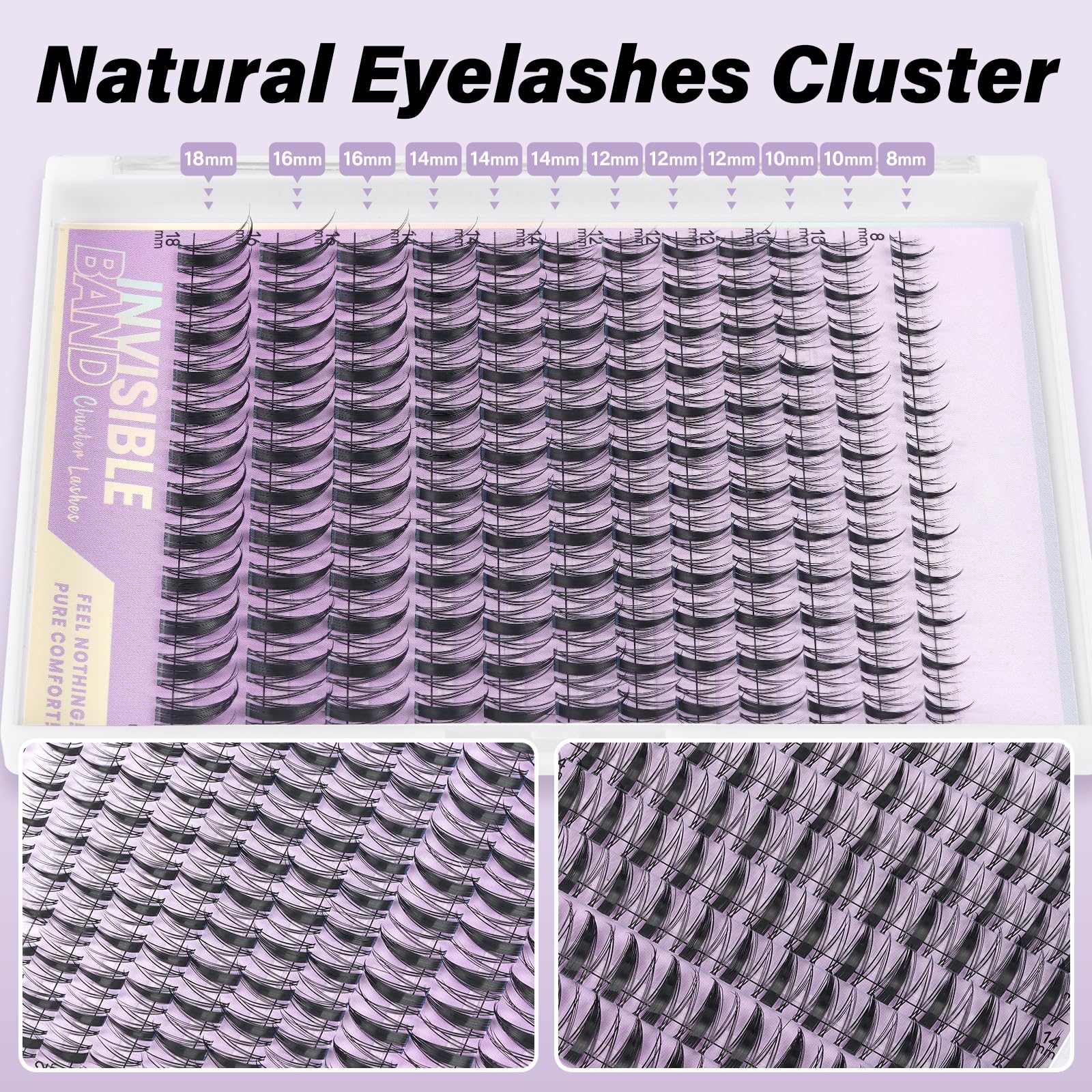 B&Qaugen Fairy Lash Clusters regard poupée manga pour un style féerique.