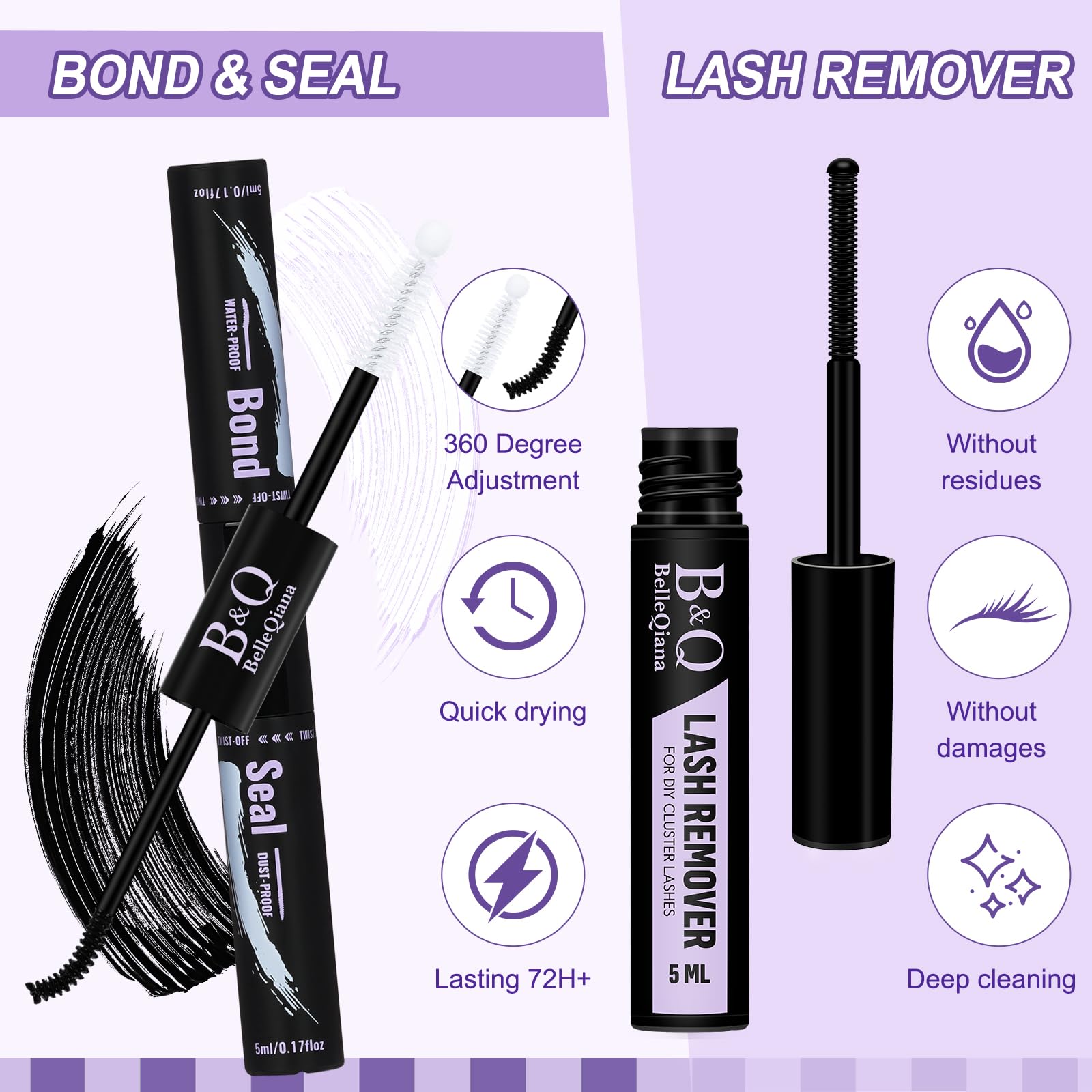B&Qaugen lash brush for styling and shaping