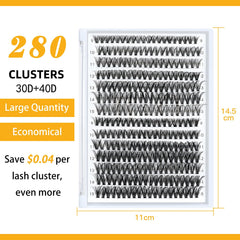 Variantes 30D/40D pour un mélange de longueurs personnalisable.