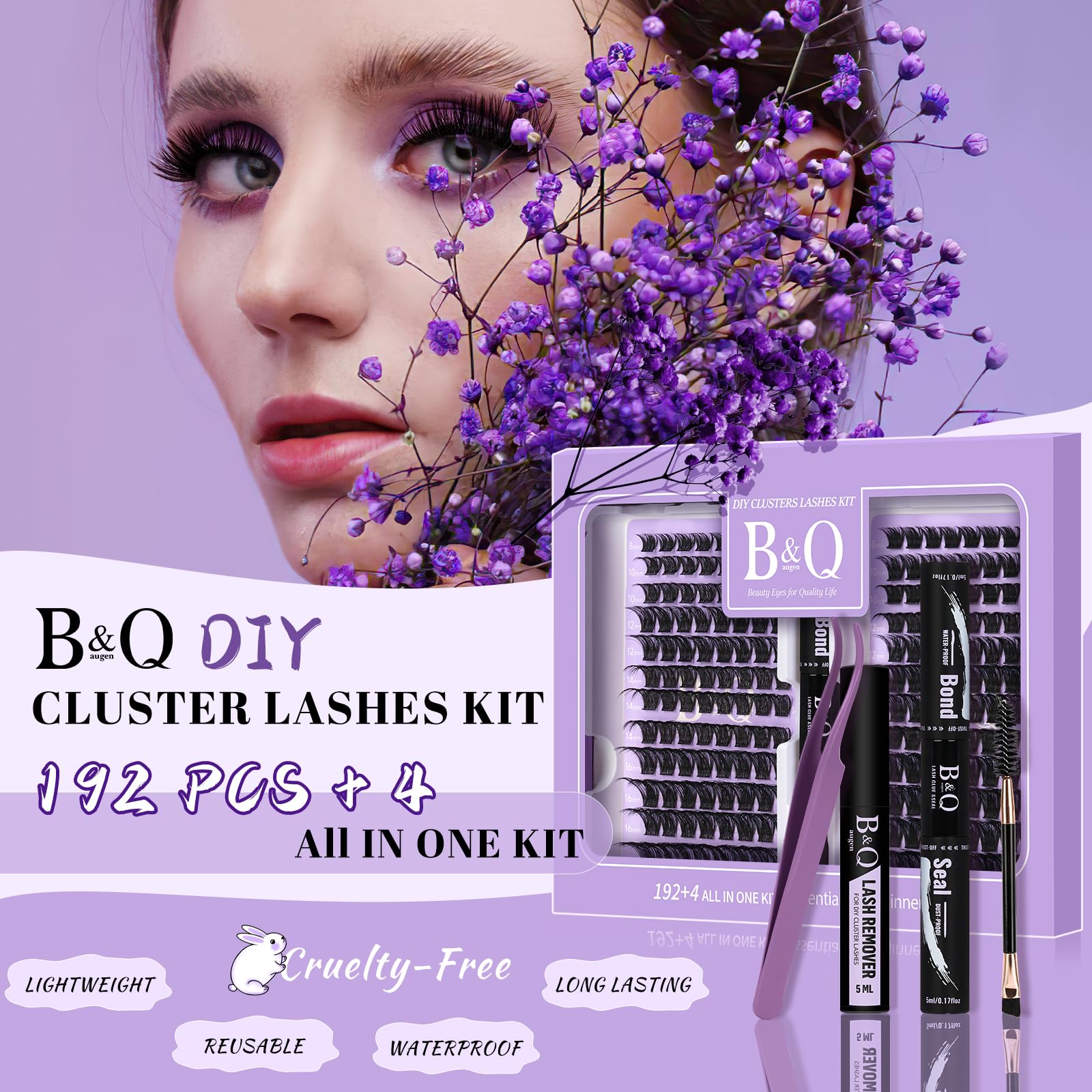 B&Qaugen longueurs variées 8-18, pour clusters personnalisés et naturels.