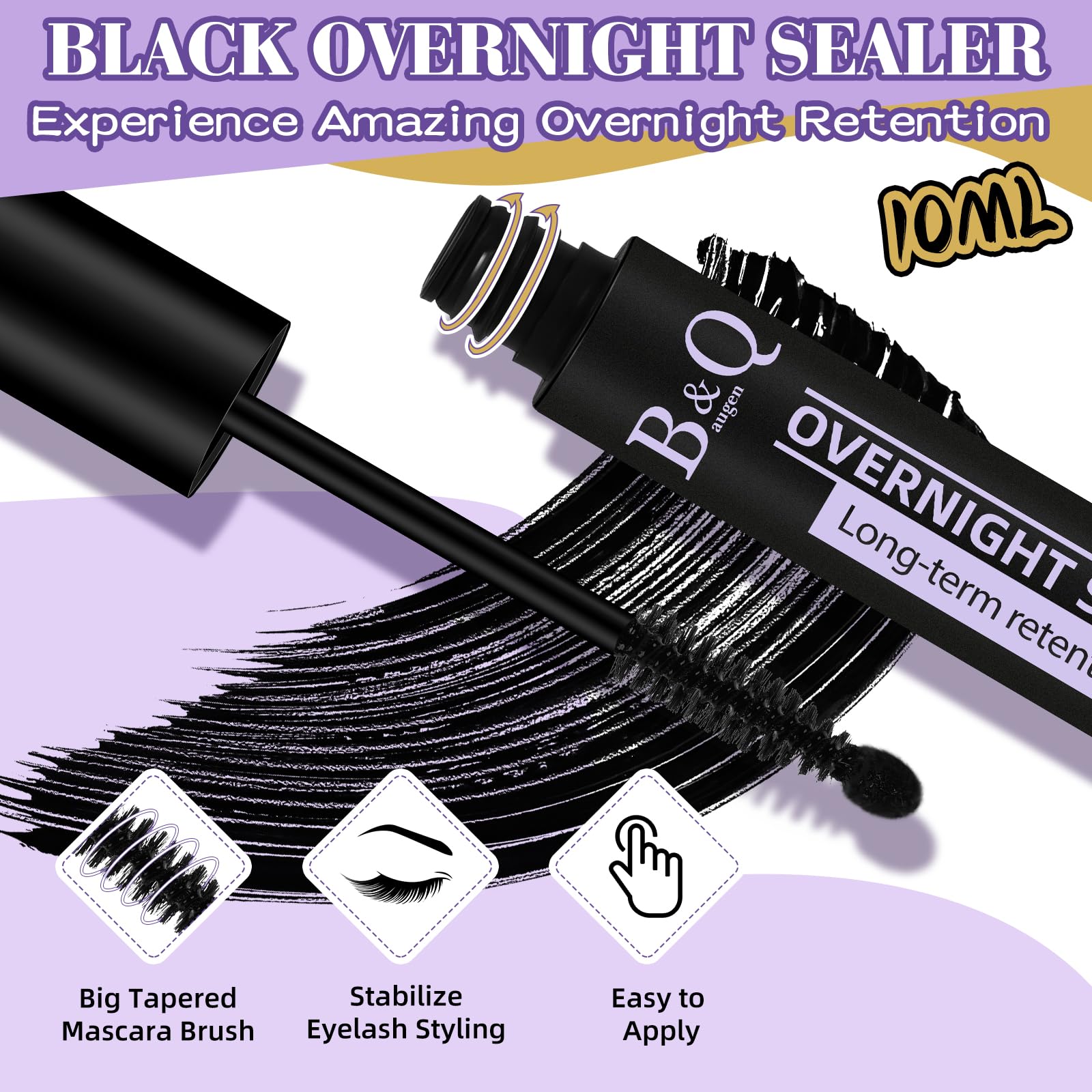 B&Qaugen scellant cils usage quotidien pour routine beauté pratique.