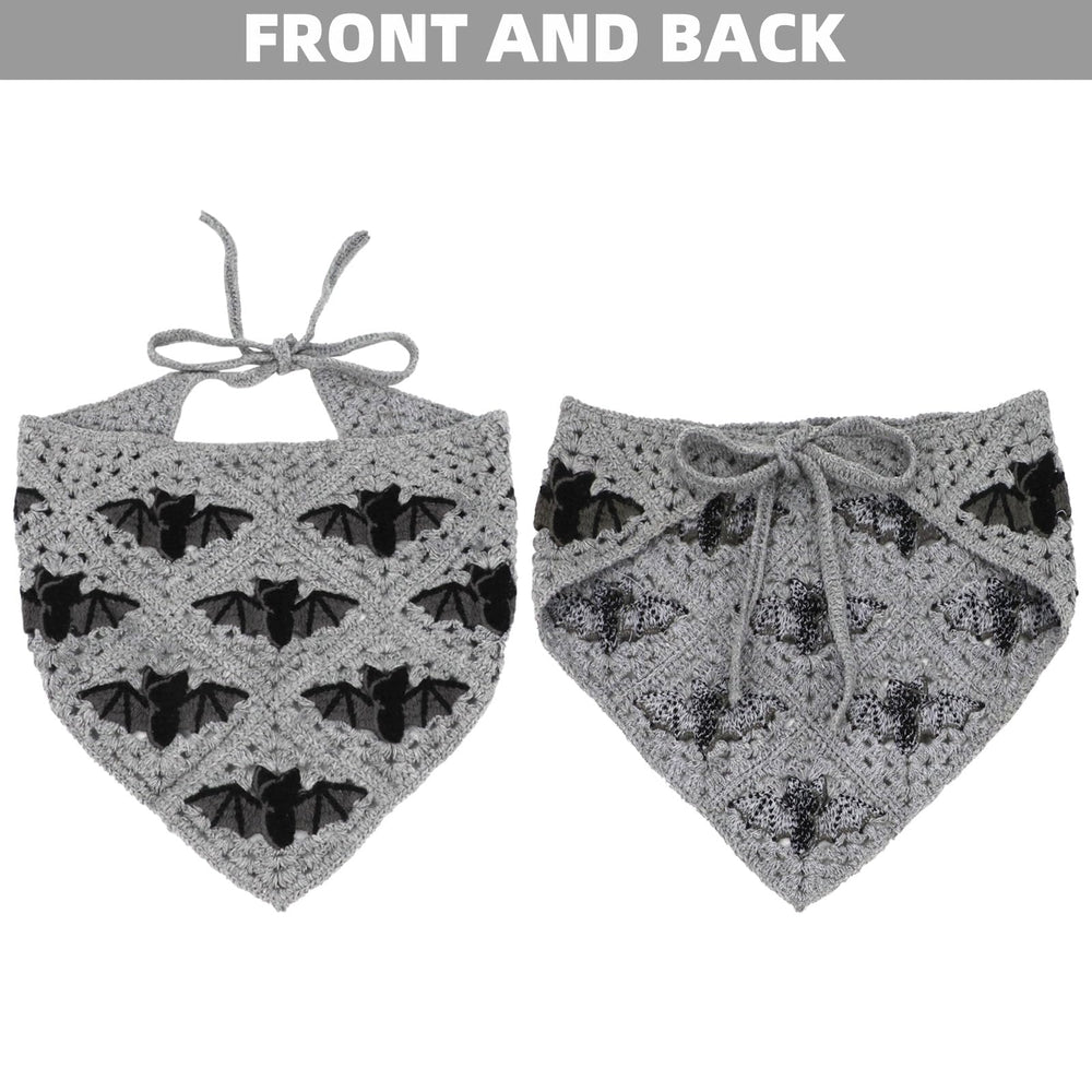 BQSAZHYJ bandana croché gothique, style rétro et moderne pour un style unique.