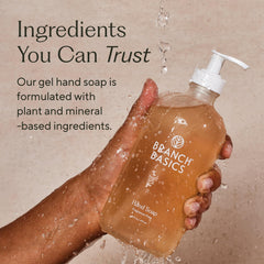 Branch Basics Gel Mains sans parfum, formule sûre pour la famille et les peaux sensibles
