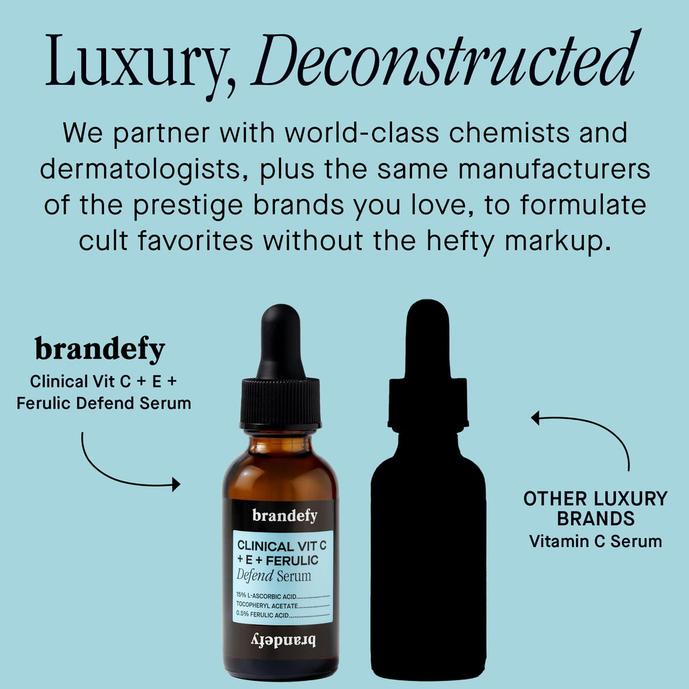 Peau lumineuse après application du sérum Brandefy pour un éclat naturel.