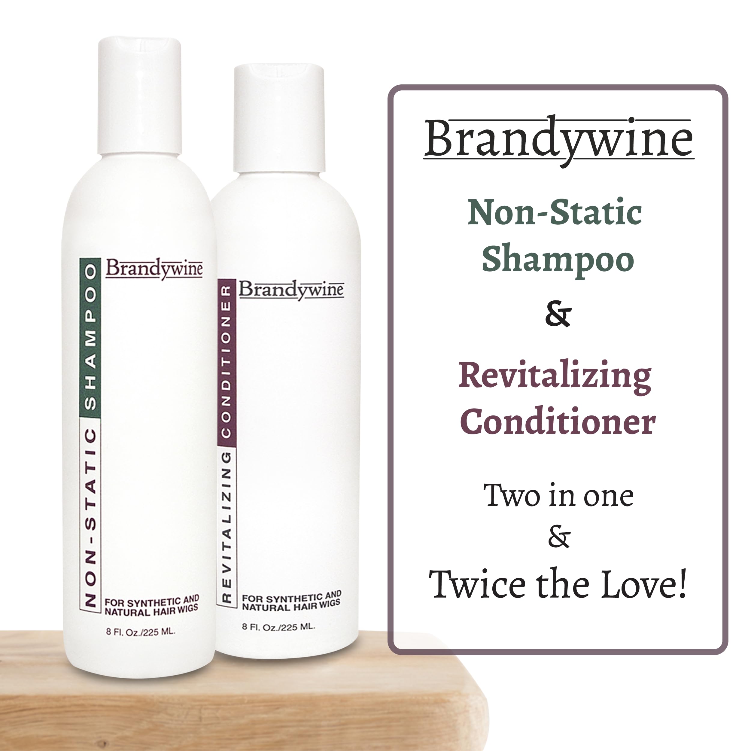 Brandywine Après-shampoing revitalisant pour perruques, douceur et brillance retrouvées.