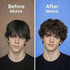 BRAVA Sea Salt Spray – volume et texture naturelle sur cheveux propres.