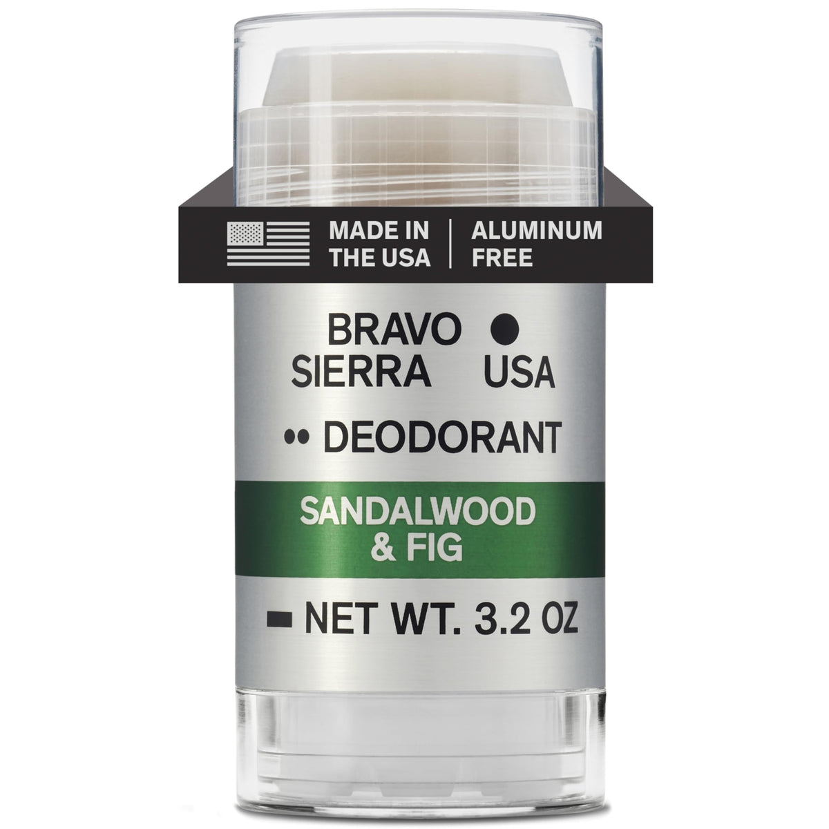 Déodorant Bravo Sierra Bâton Santal Figue – parfum énergisant et fraîcheur durable.